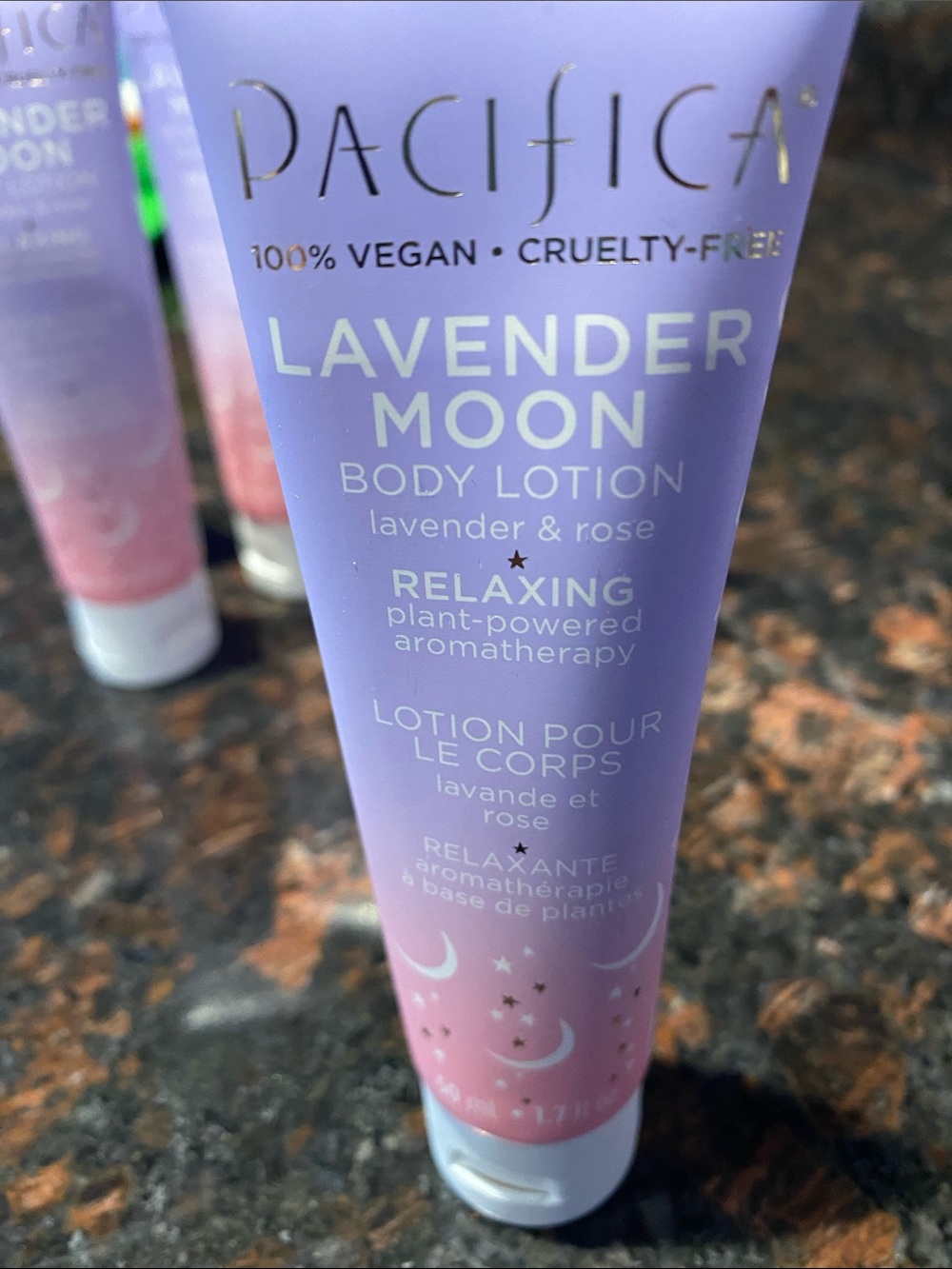 (5) Pacifica Lavender Moon Body Lotion - Relaxing Lavender & Rose